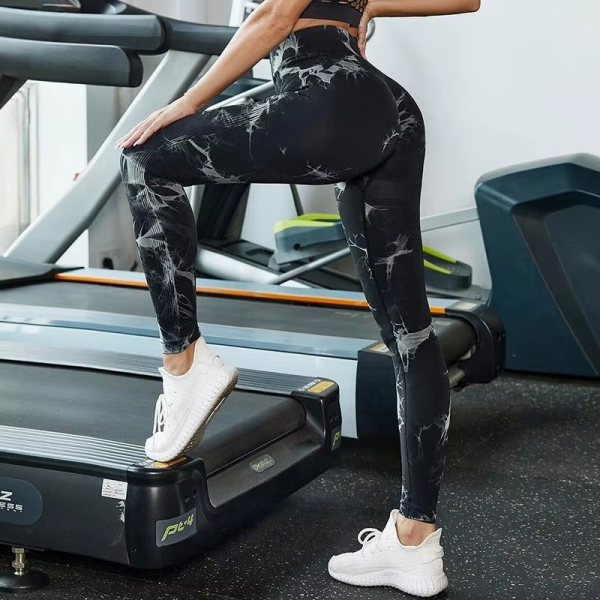 Sexy Women Gym Yoga Leggings High Waist Push up Leggins Tie-Dye Seamless Fitness Workout Leggins Sports Tights Running Pants