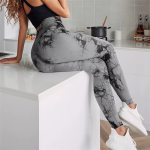 Sexy Women Gym Yoga Leggings High Waist Push up Leggins Tie-Dye Seamless Fitness Workout Leggins Sports Tights Running Pants